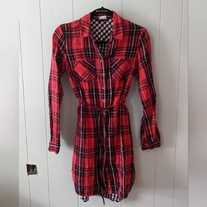 Merona Plaid Shirt Dress